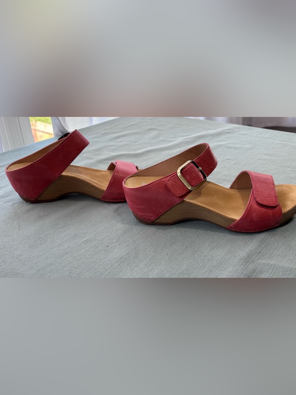 Dansko Women's Coral Leather Buckle Slide Sandals 39 - Picture 7 of 7